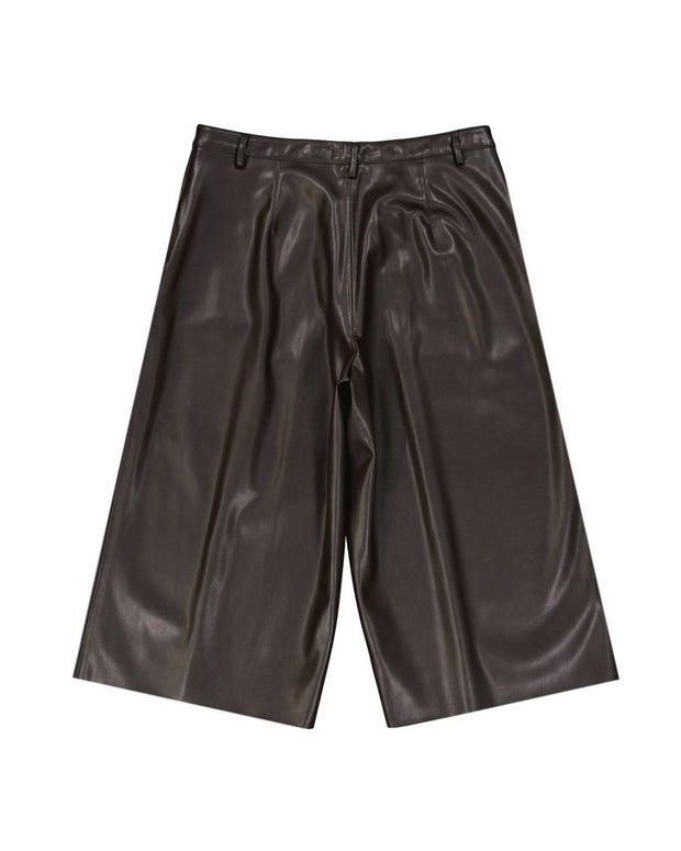 Faux Leather Shorts