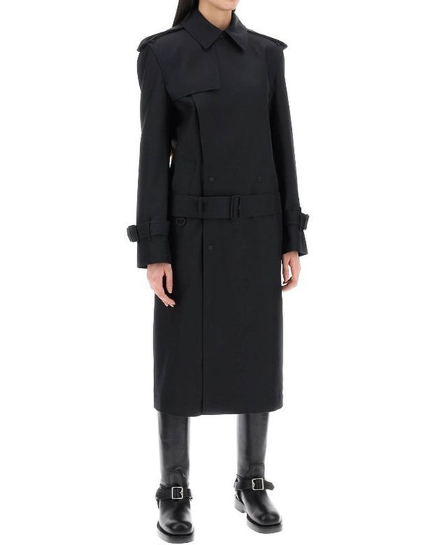 Blend Silk Trench Coat
