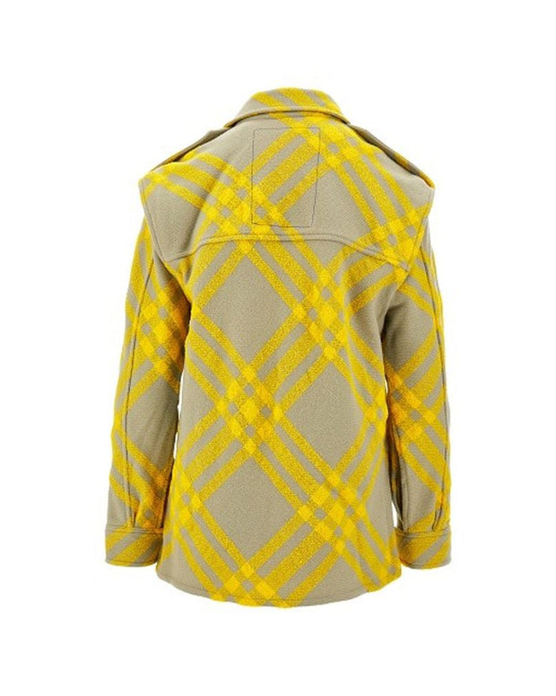 Wool Checked Jacket
