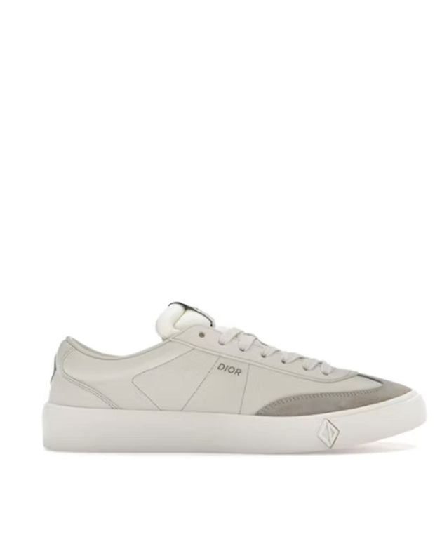 Gray Calfskin Low Top Sneakers