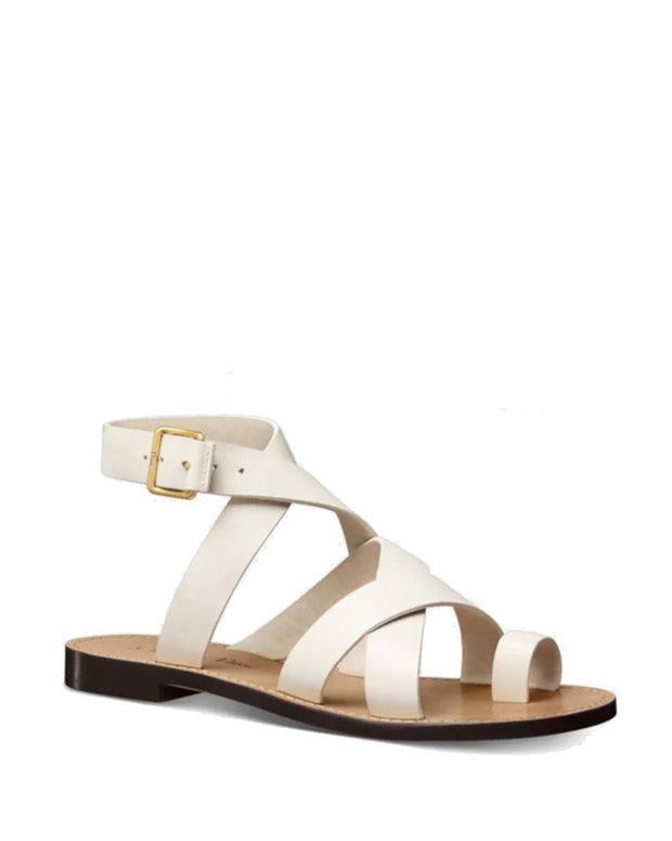 Sun Leather Flat Sandals
