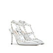 Rockstud Leather Pumps