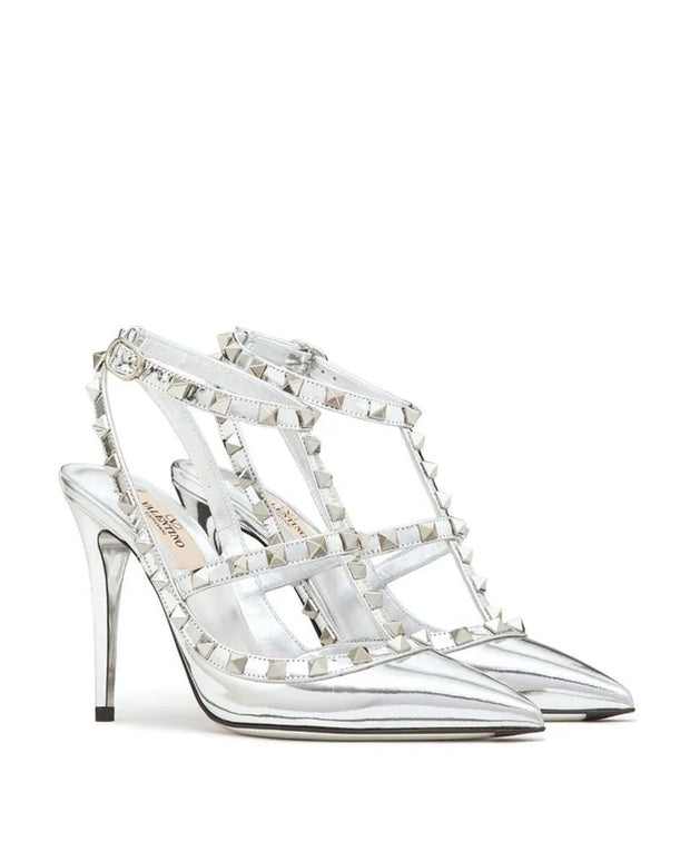 Rockstud Leather Pumps