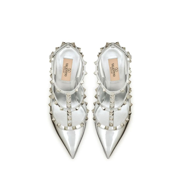 Rockstud Leather Pumps