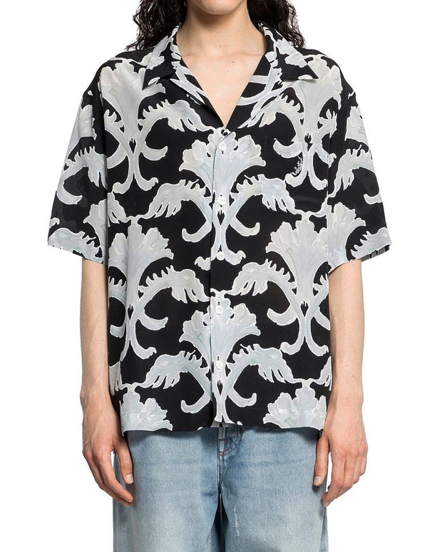 Garavani Metamorphos Wall Print Bowling Shirt