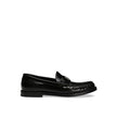 Leather Logo Loafers