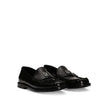 Leather Logo Loafers