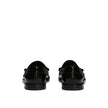 Leather Logo Loafers