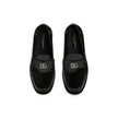 Leather Logo Loafers