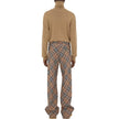 Wool Blend Check Pants