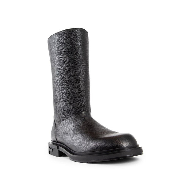 Leather Frame Boots