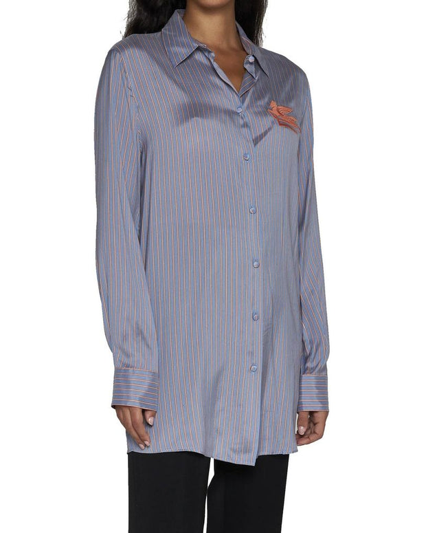 Striped Silk Shirt