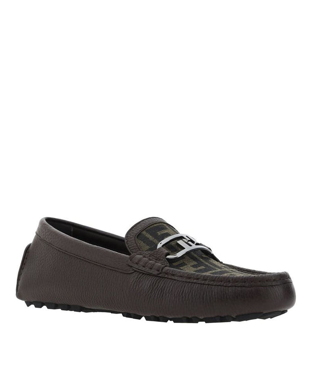 Leather Monogram Loafers