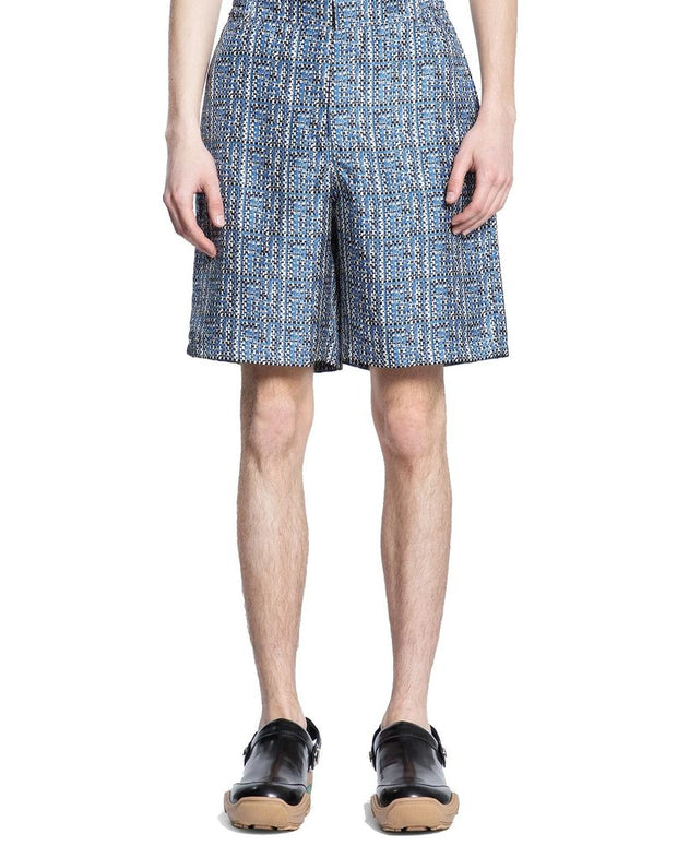 Printed Silk Shorts