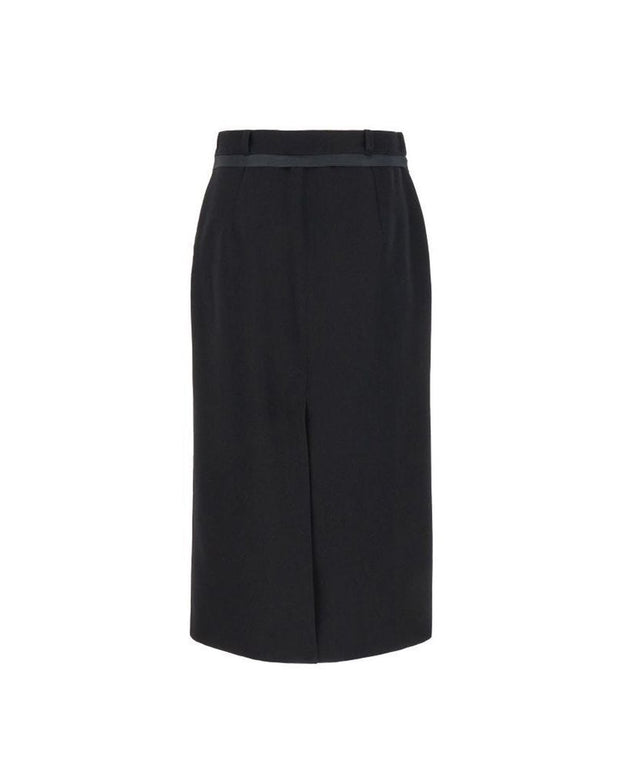 Virgin Wool Grain De Poud Skirt