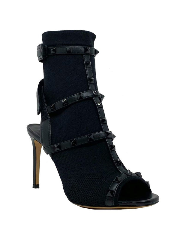 Valentino Rockstud Sock Heel Sandals
