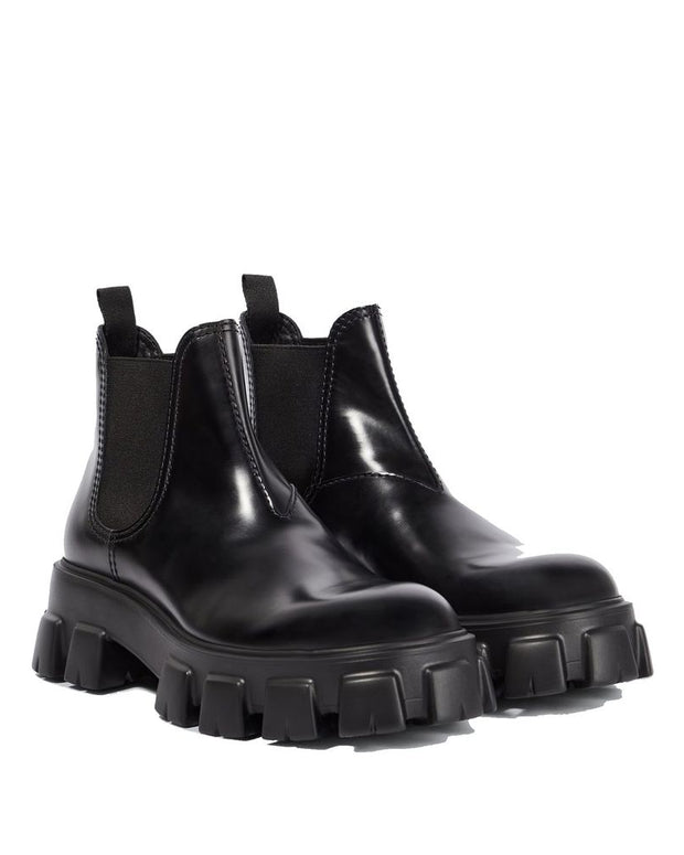 Monolith Leather Ankle Boots