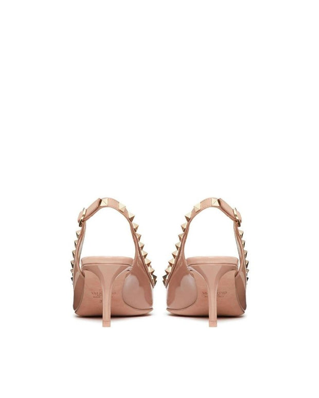 Leather Slingback Pumps