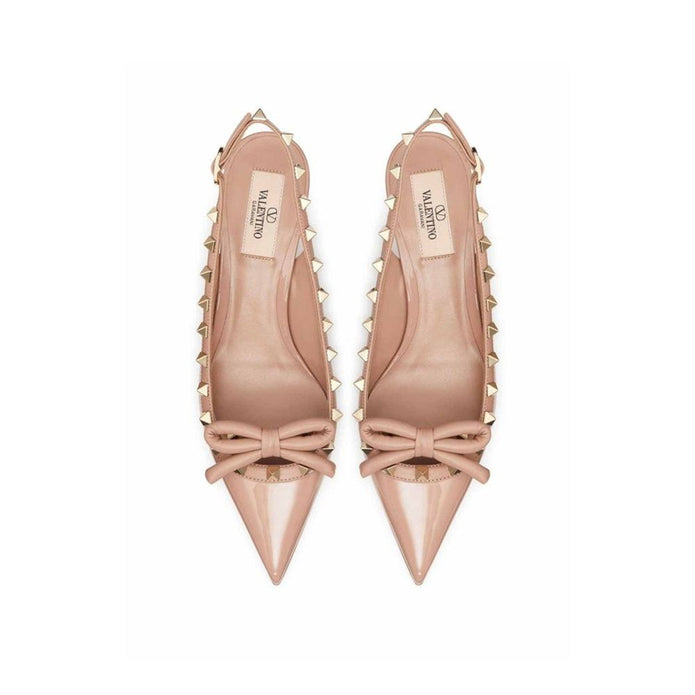 Leather Slingback Pumps