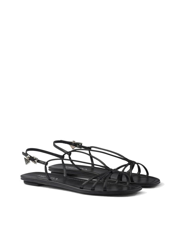 Leather Flat Sandals