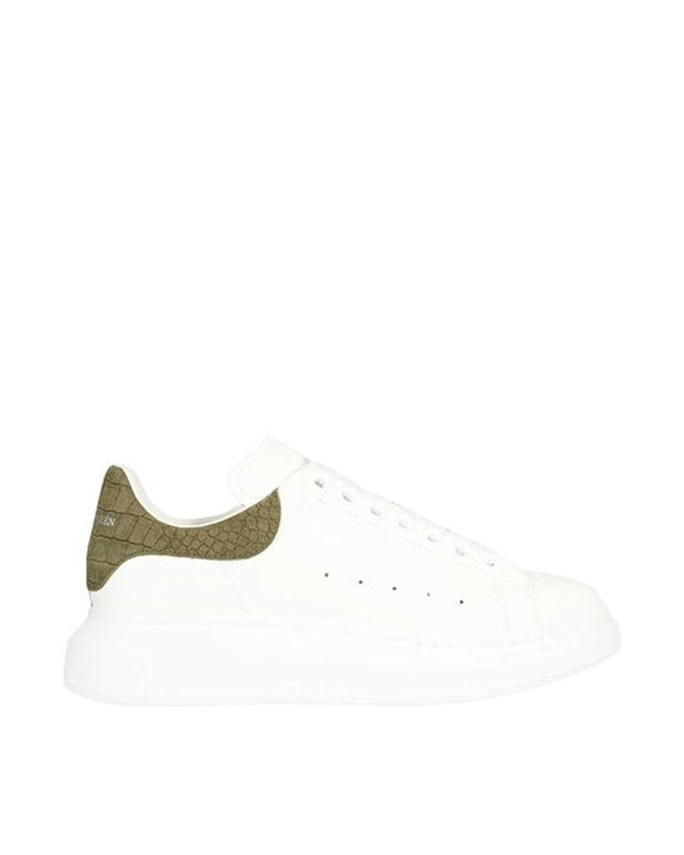 White Calfskin Low Top Sneakers