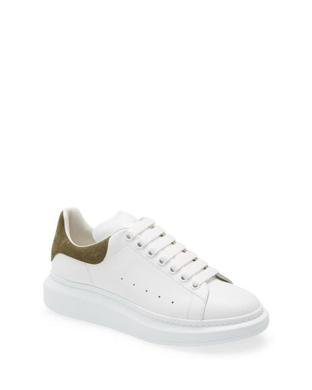 White Calfskin Low Top Sneakers