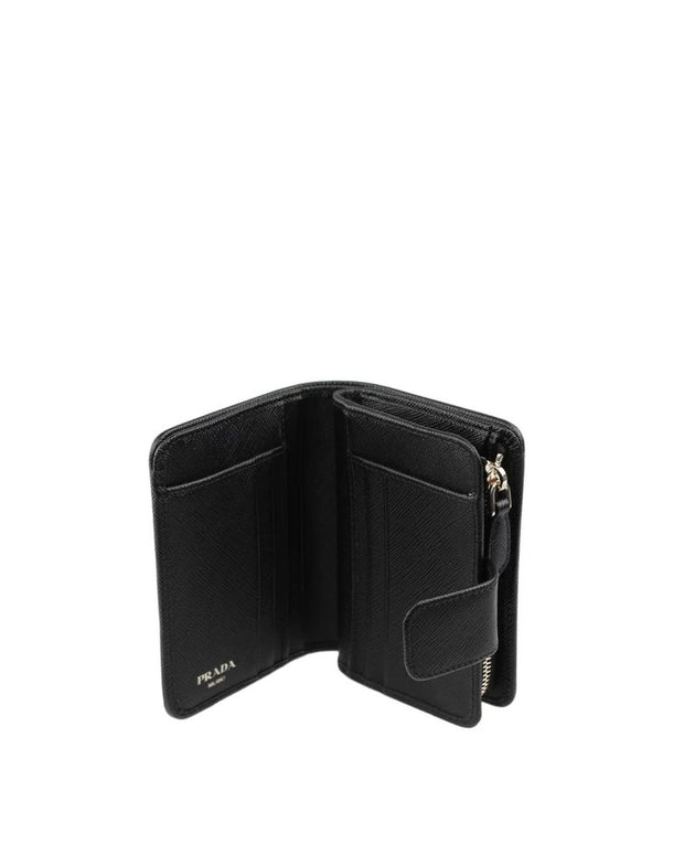 Nylon and Leather French Wallet