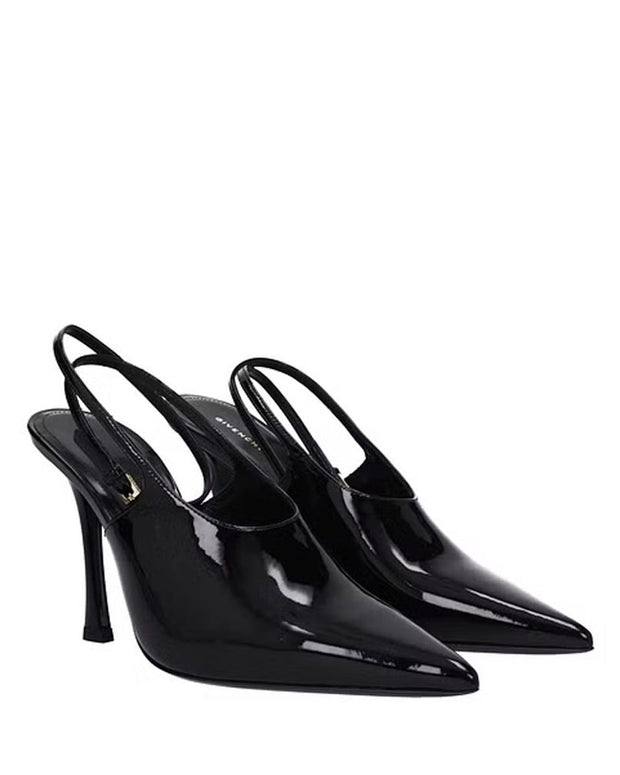 Leather Slingback Pumps