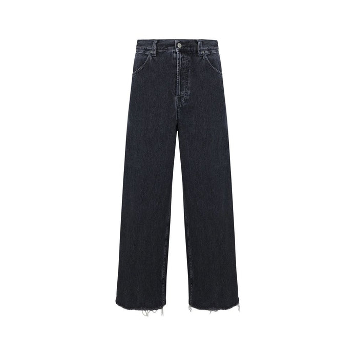 Wide-Leg Denim Jeans