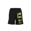 Black Cotton Shorts