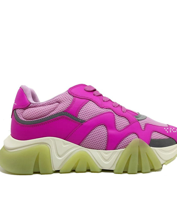 Multicolor Leather Chunky Sneakers