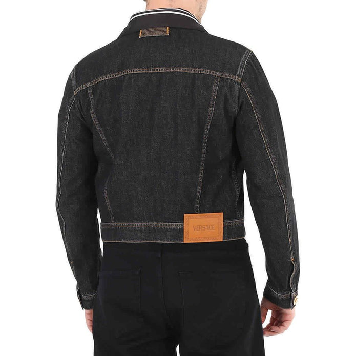 Medusa Motif Denim Jacket