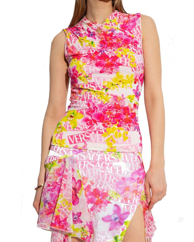 Sleeveless Printed Top