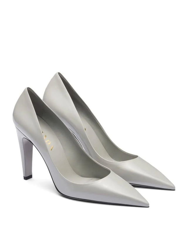 Brushed Leather Pumps