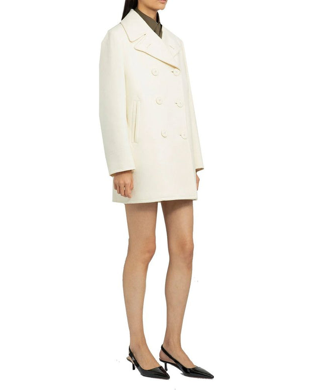 Double-Breasted Wool Coat