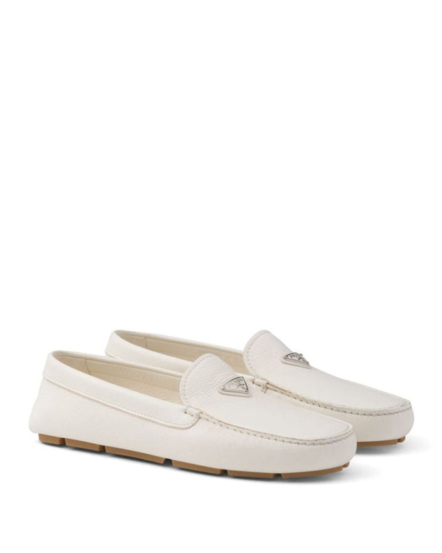 Logo Leather Loafers