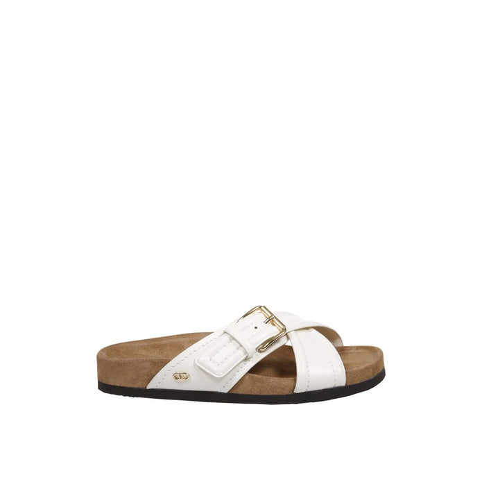 Leather Flat Sandals