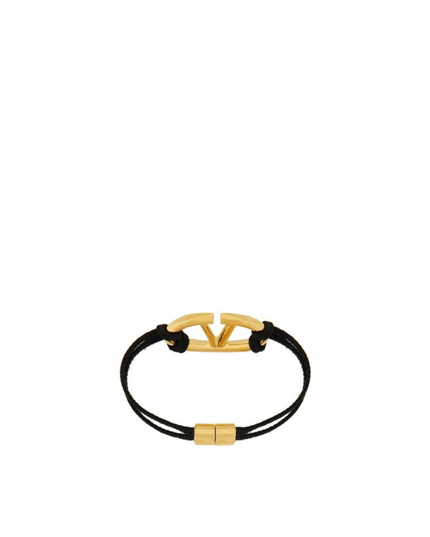 V-Logo Cotton Bracelet