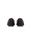 V-Logo Moon Leather Loafers