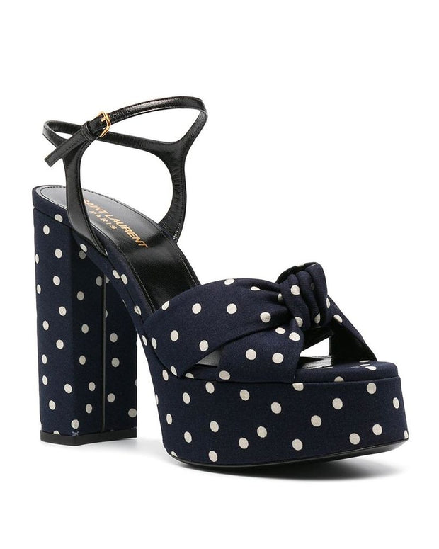 Bianca Polka-Dot Sandals