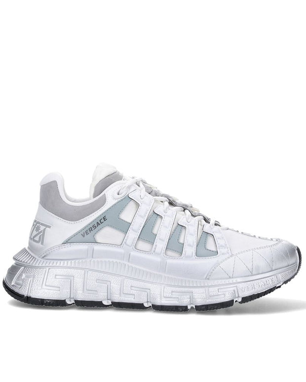 White Calfskin Athletic Sneakers