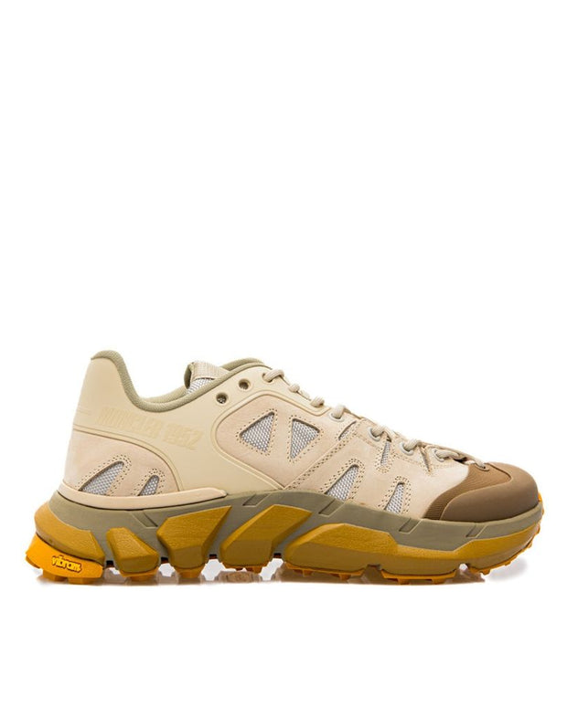 Beige Polyamide Athletic Sneakers