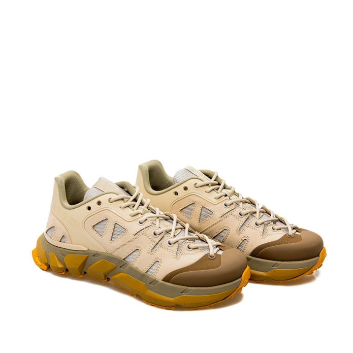 Beige Polyamide Athletic Sneakers