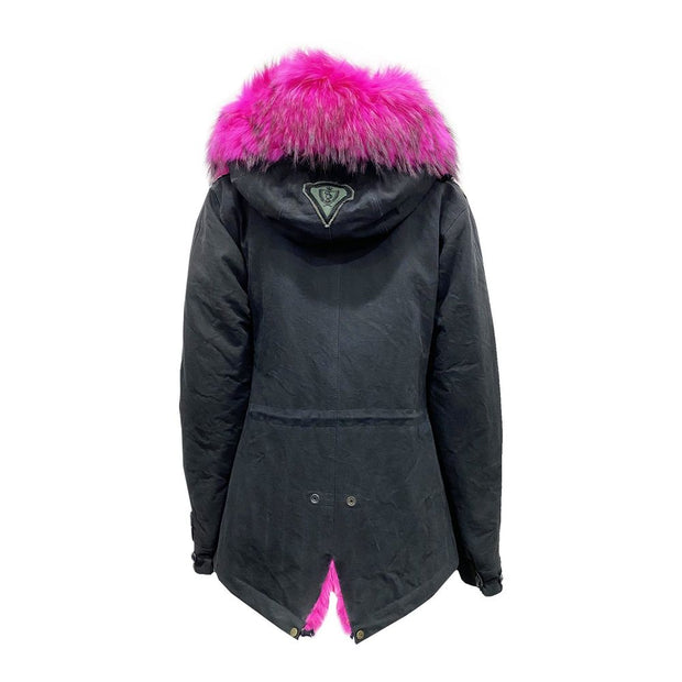 Black Cotton Parka