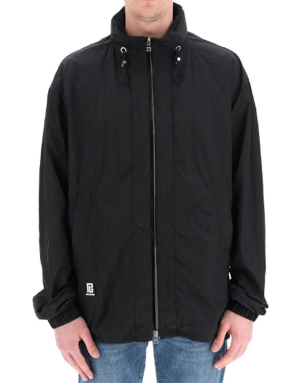 Black Nylon Shell Jacket