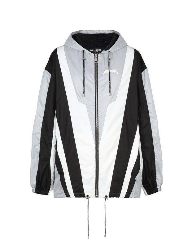 Black Polyester Shell Jacket