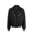 Black Polyester Bomber