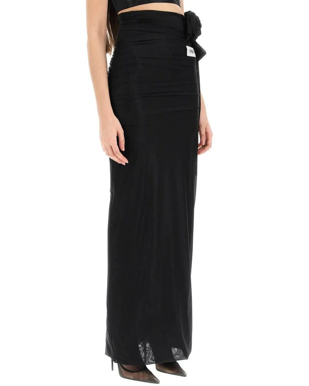 Dolce&Gabbana Jersey Stretch Maxi Skirt