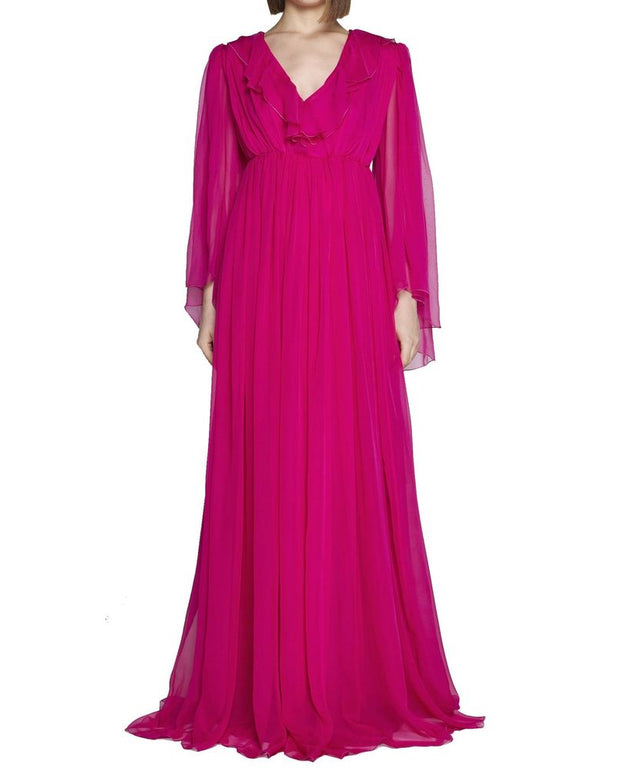 Silk Midi Dress