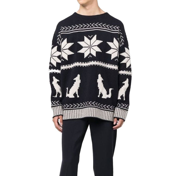 Embroidered Cotton Sweater